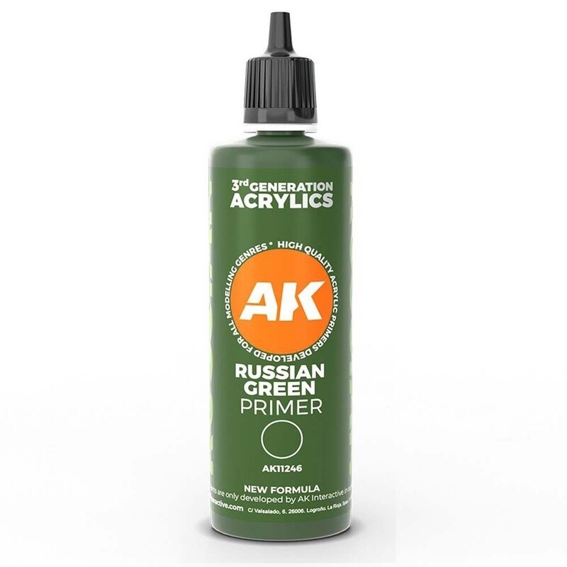 AK: Russian Green Surface Primer 100ml 3rd Gen