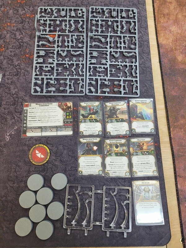 Star Wars Legion: Mandalorian Super Commandos.