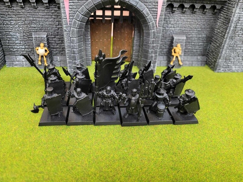 Bretonnian Men-at-Arms (x18)