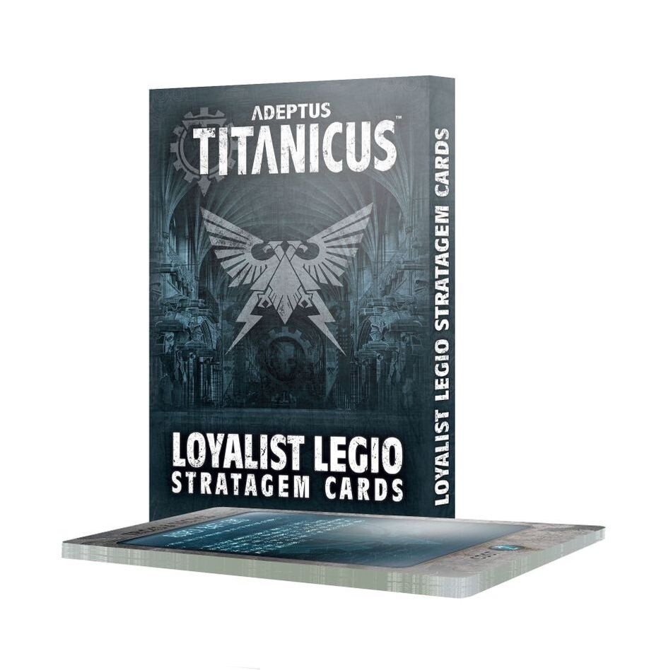 ADEPTUS TITANICUS: LOYALIST LEGIO STRATAGEM CARDS (GW DIRECT)