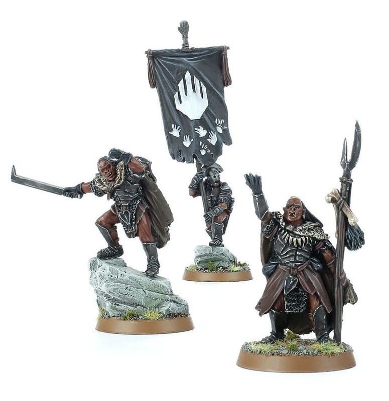 FIGHTING URUK-HAI WARRIOR COMMAND PACK (GW DIRECT)