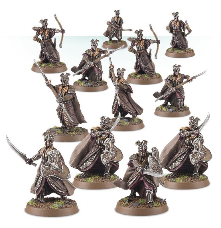 MIRKWOOD ARMOURED ELVES WARBAND (GW DIRECT)