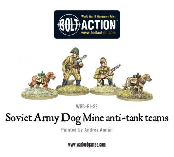 Soviet Army Dog Mines Anti-Tank Teams