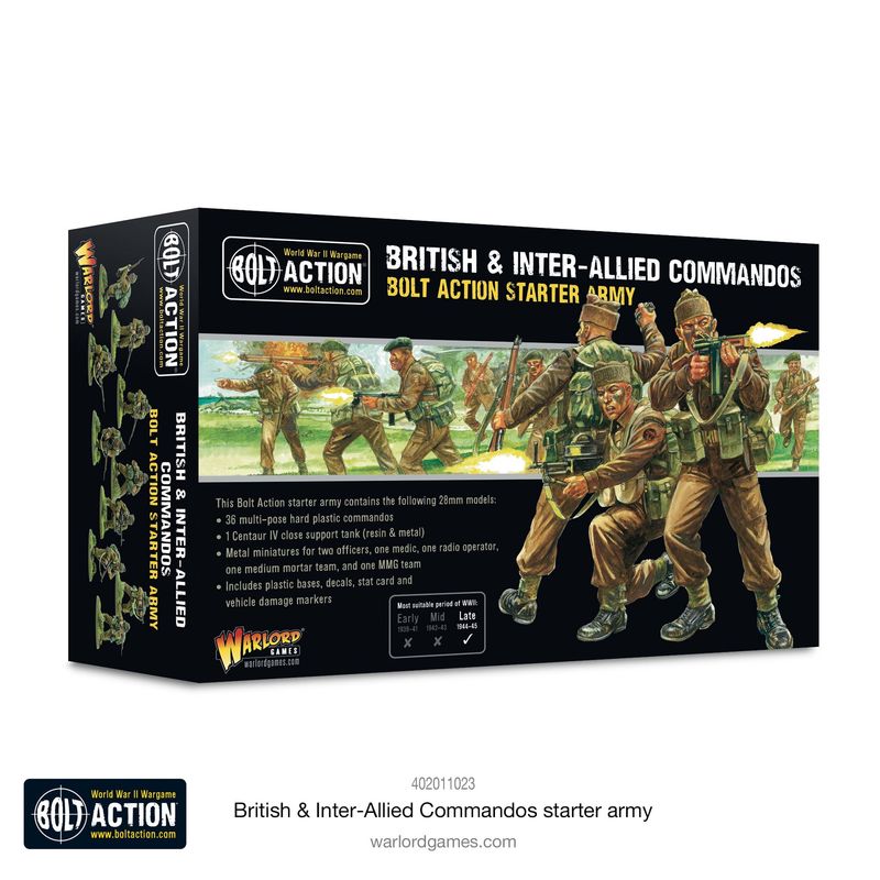 British &amp; Inter-Allied Commandos Starter Army
