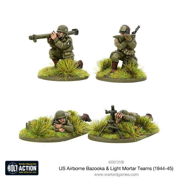 US Airborne Bazooka &amp; Light Mortar Teams (1944-45)