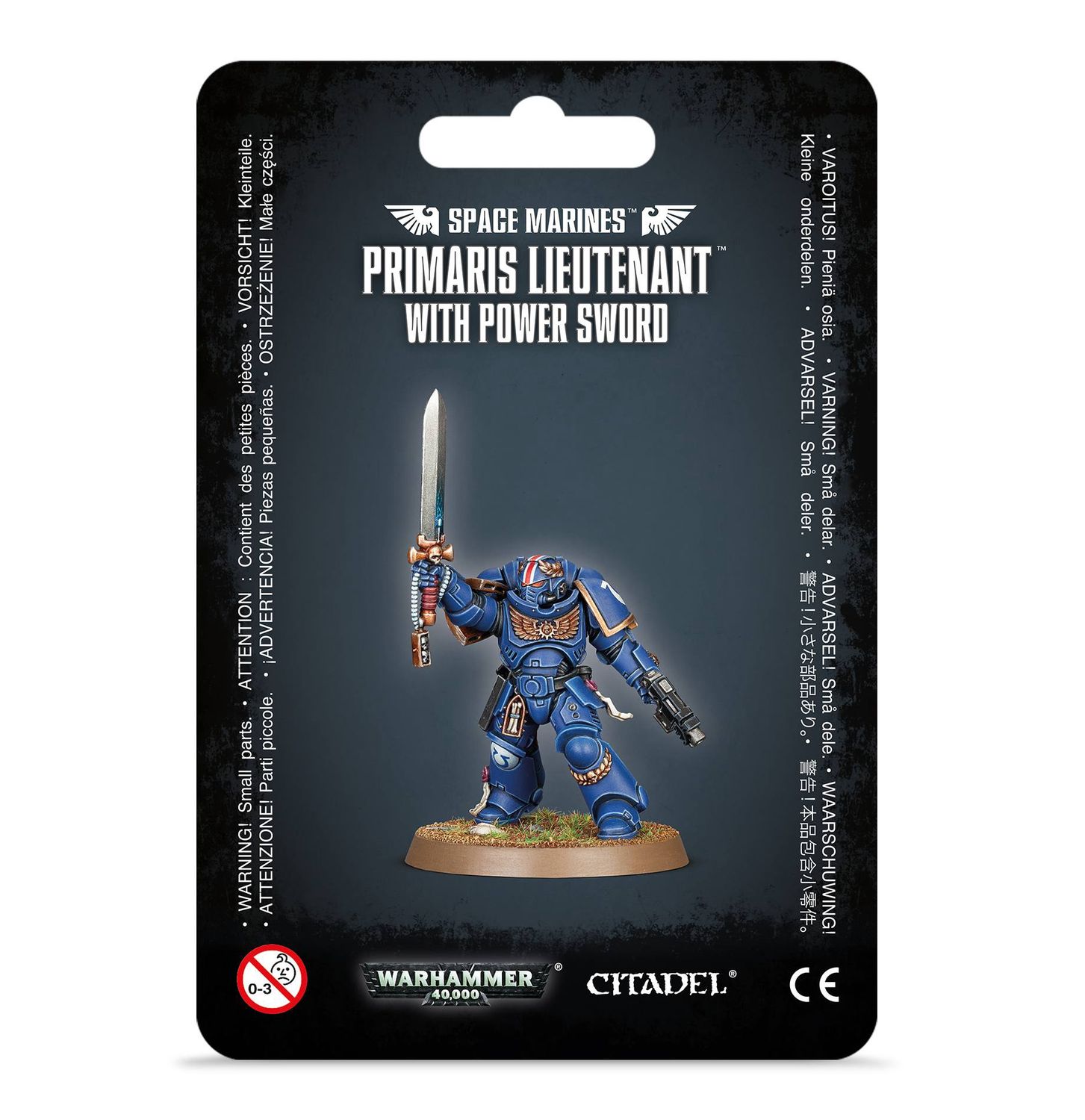 SPACE MARINES: PRIMARIS LIEUTENANT WITH POWER SWORD