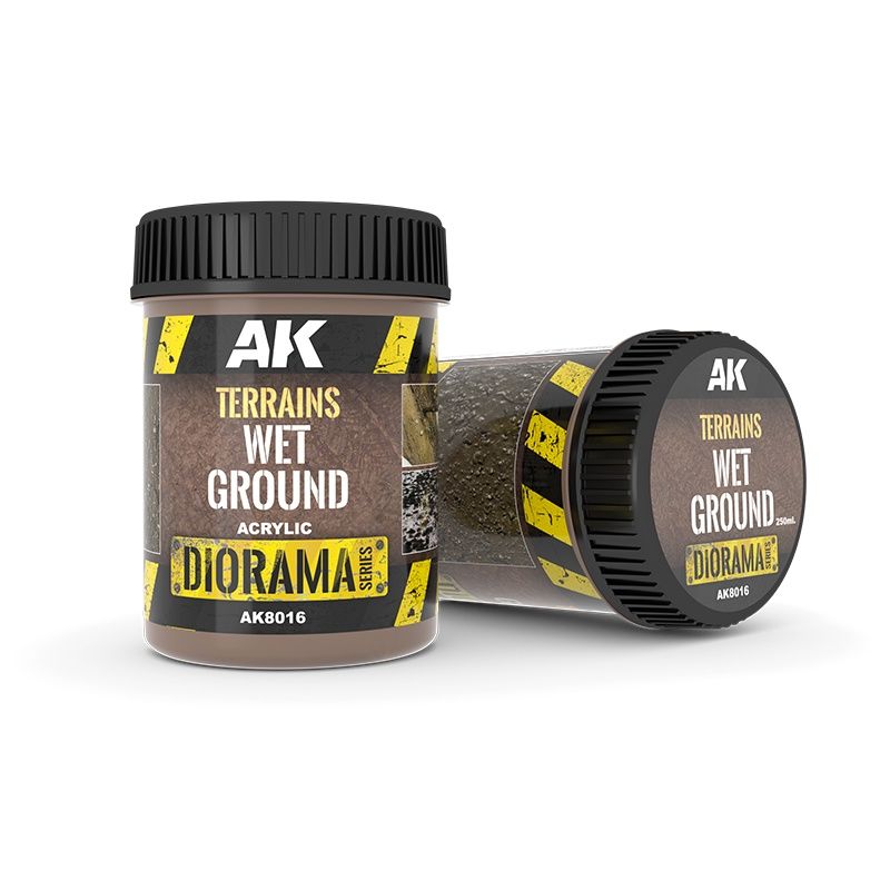 AK Diorama: Terrains Wet Ground - 250ml (Acrylic)