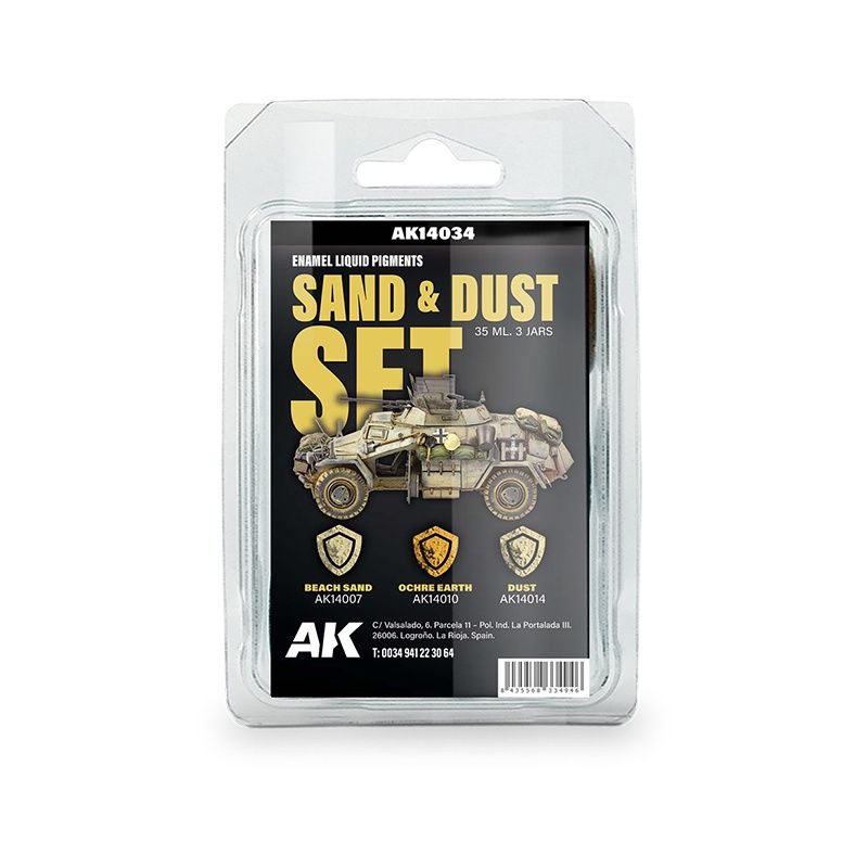 AK: Sand &amp; Dust Set - Liquid Pigment