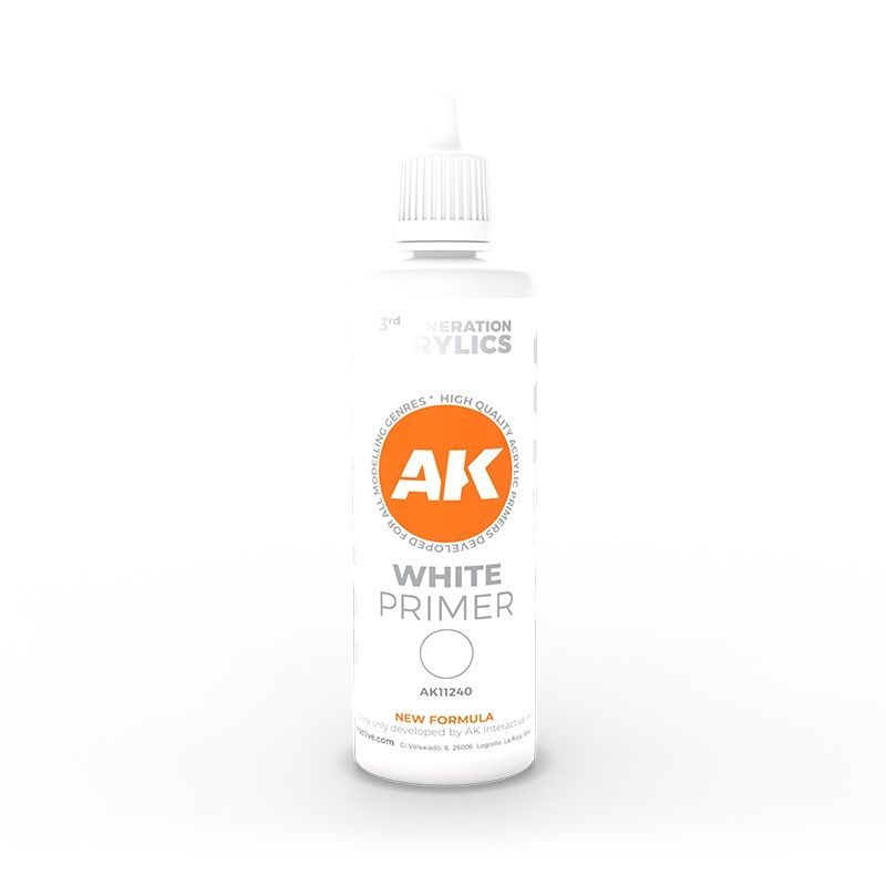 AK: White Primer 100ml 3rd Gen