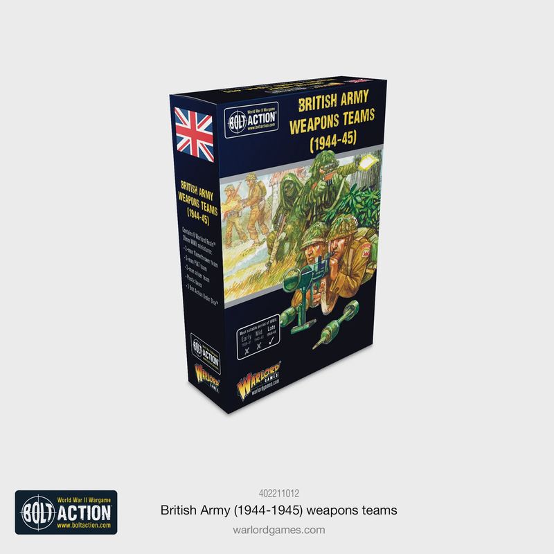 British Army (1944-45) Weapons Teams (Warlord Direct)