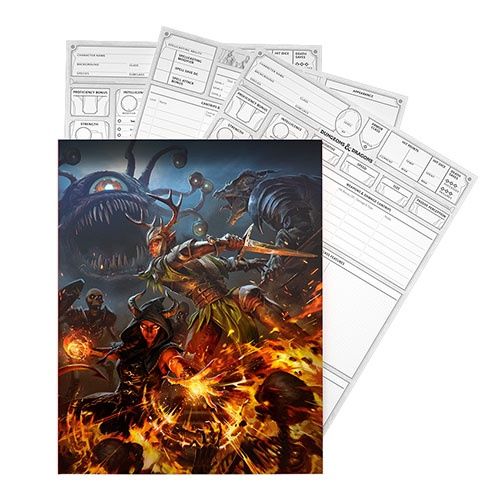 Dungeons &amp; Dragons - Character Sheets 2024