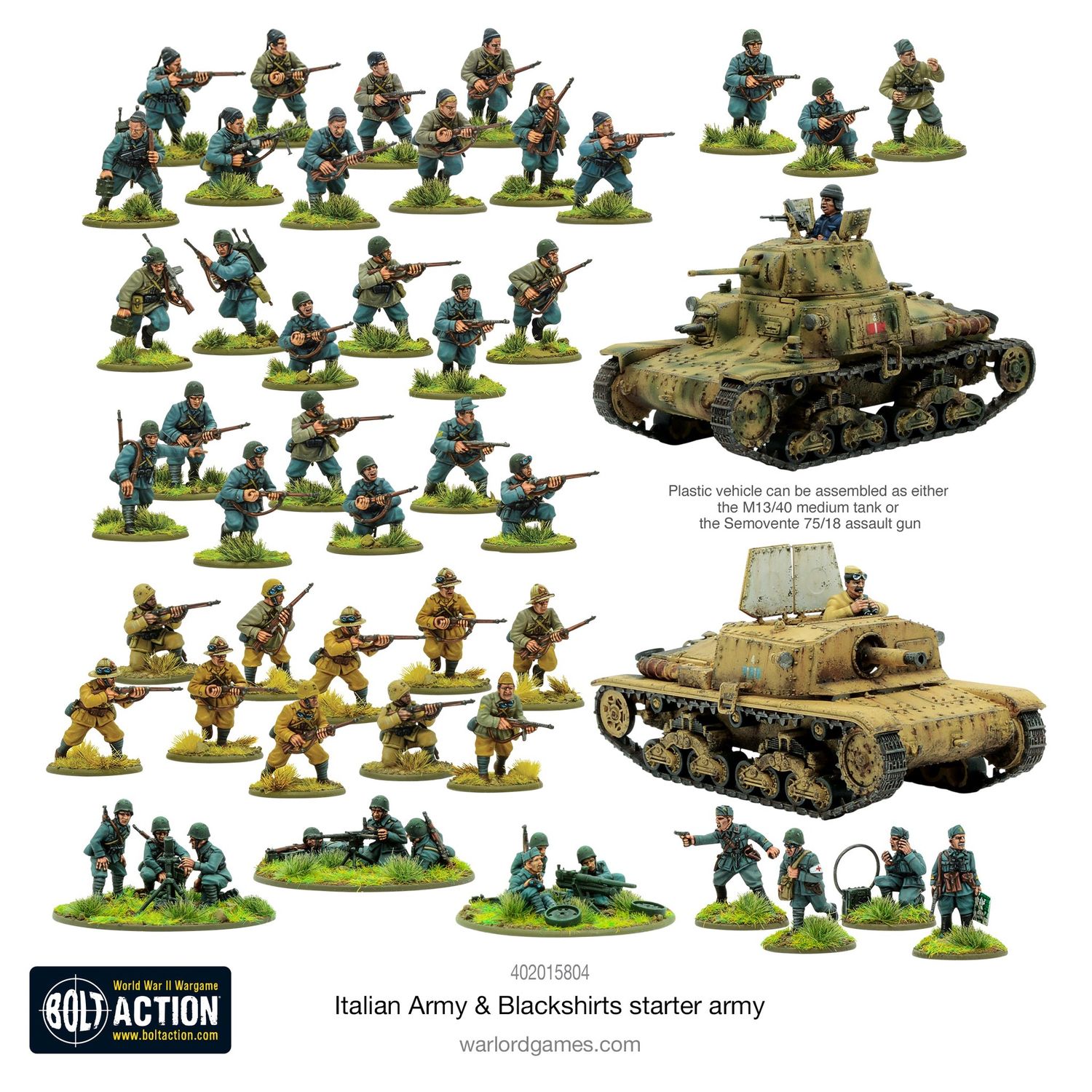 Italian Army &amp; Blackshirts Starter Army