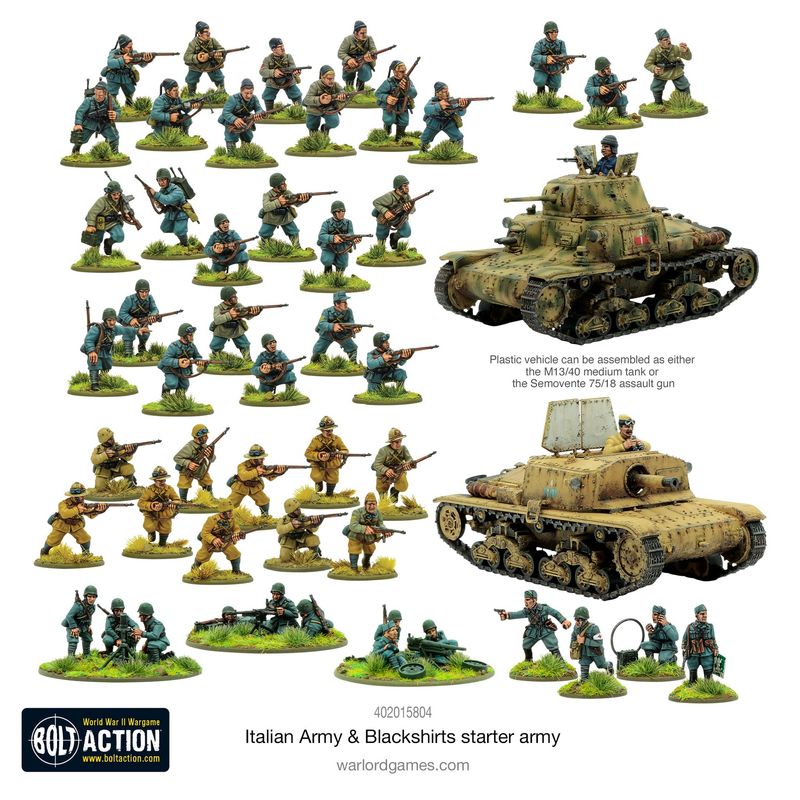 Italian Army &amp; Blackshirts Starter Army