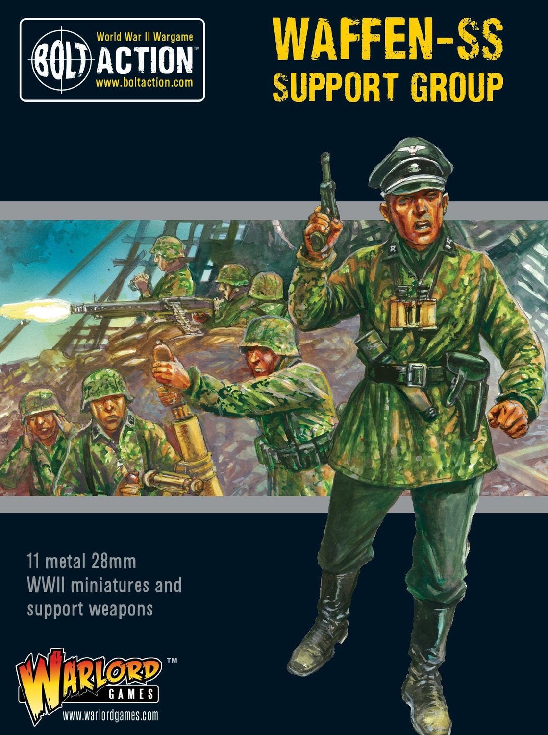 Waffen-SS Support Group (HQ, Mortar &amp; MMG)