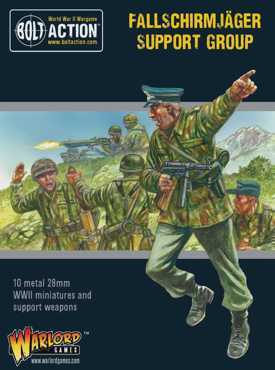 Fallschirmjäger Support Group (HQ, Mortar &amp; MMG)