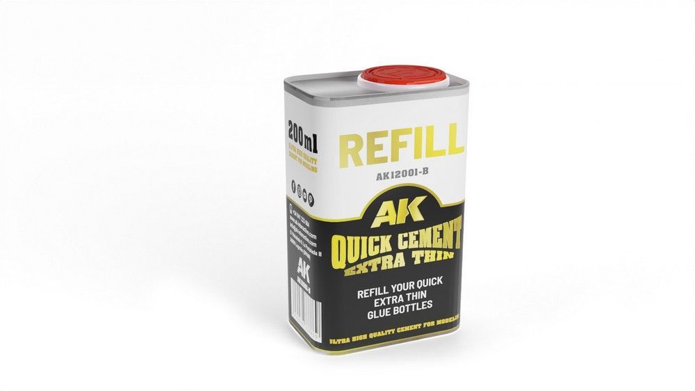 Quick Cement Extra Thin - 200ml Refill