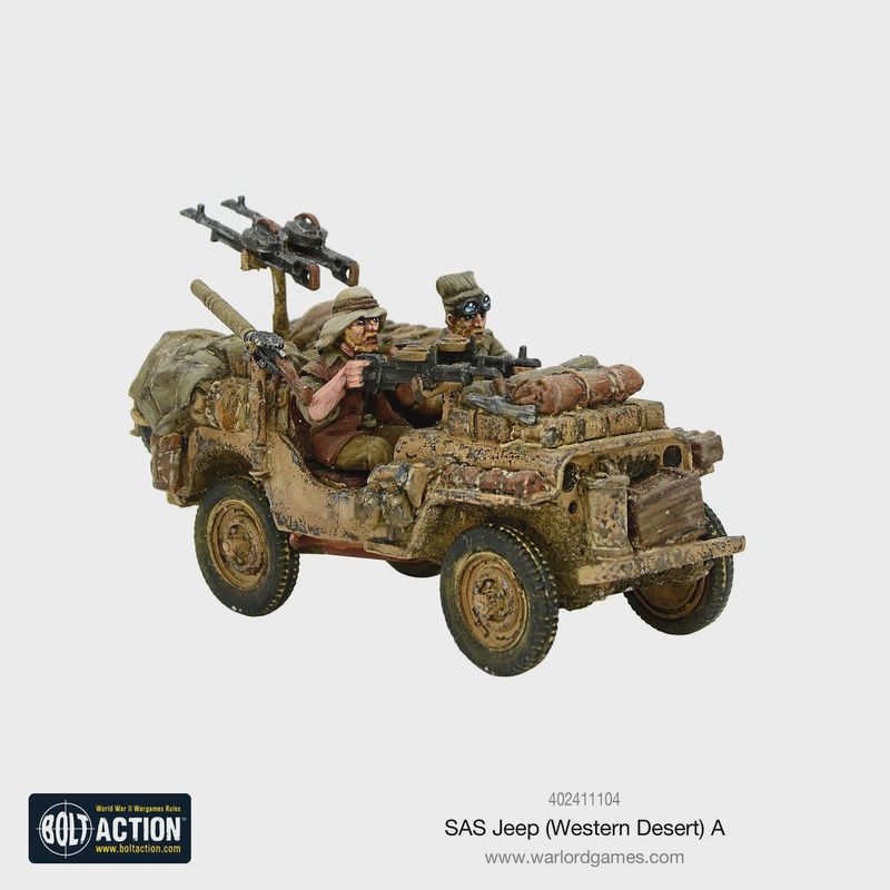 SAS Jeep (Western Desert) (Warlord Direct)