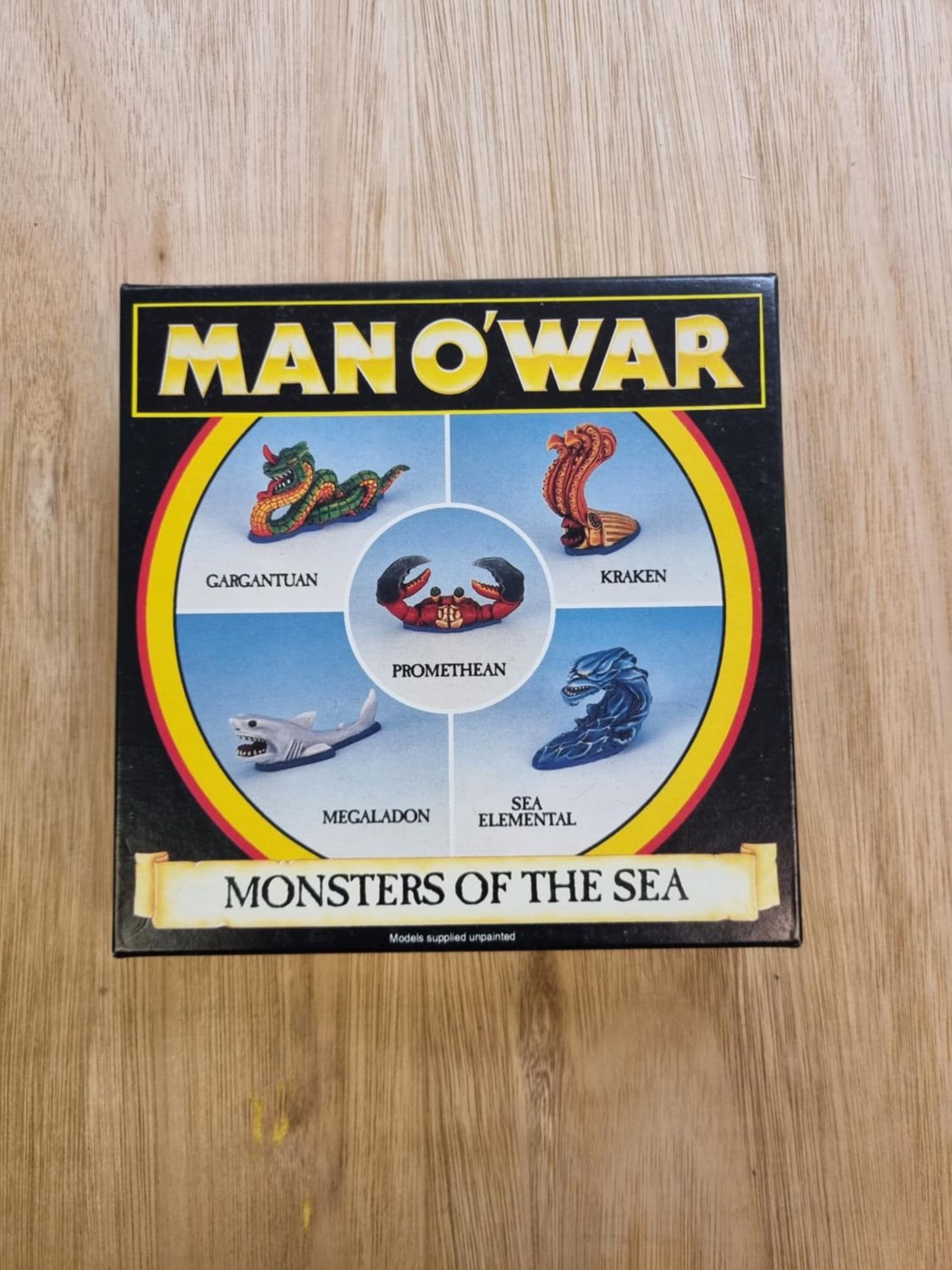 Man o&#39; War: Monsters of the Sea (Complete, No Cellophane - 1993)