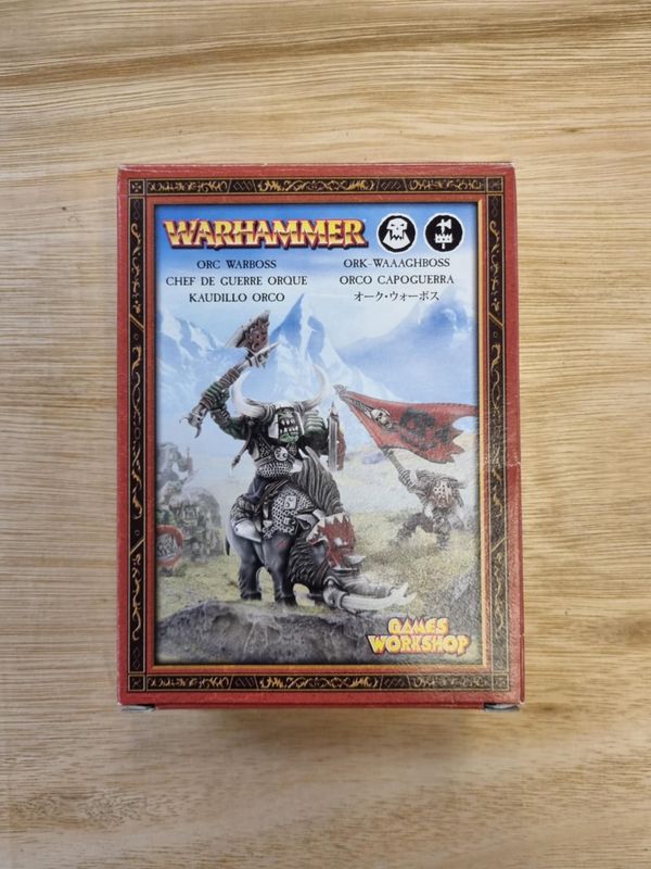 Warhammer Fantasy Battles: Orc Warboss (Complete, No Cellophane)