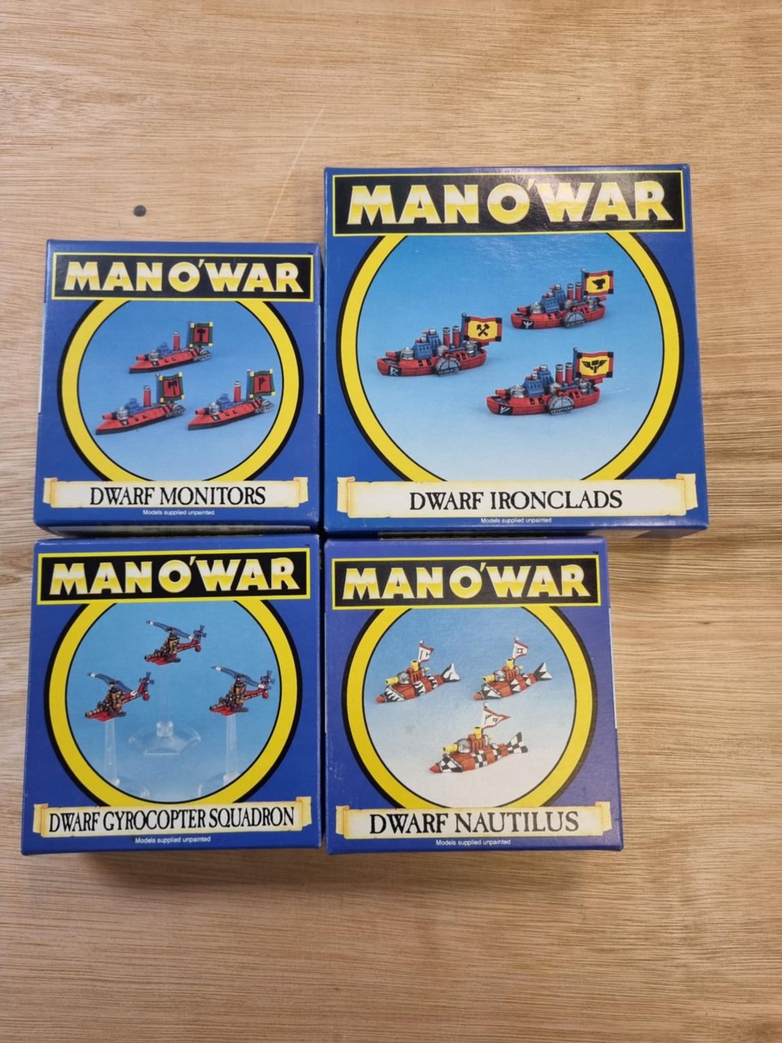 Man o&#39; War: Dwarf Bundle (Complete, No Cellophane - 1993)