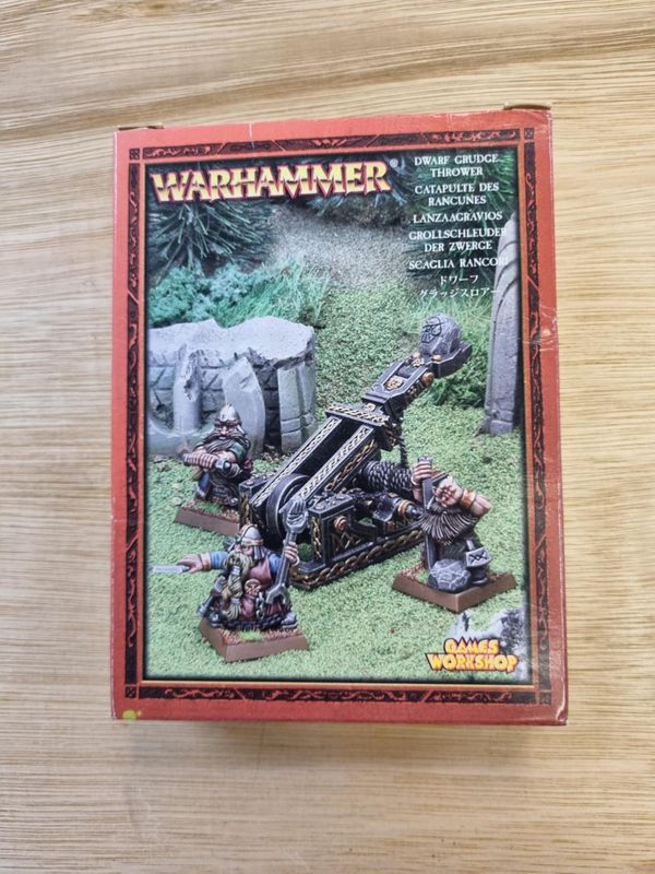 Warhammer Fantasy Battles: Dwarf Grudge Thrower (Complete, No Cellophane)