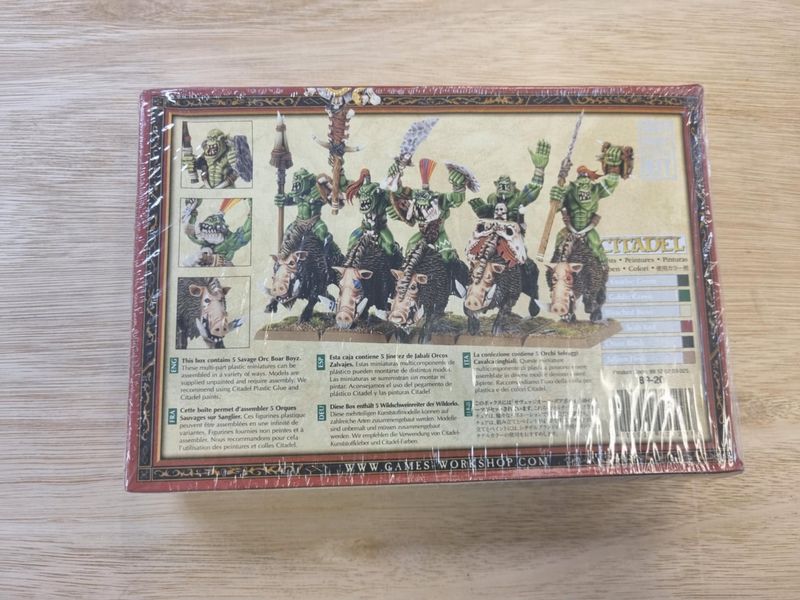 Warhammer Fantasy Battles: Savage Orc Boar Boyz (Sealed)
