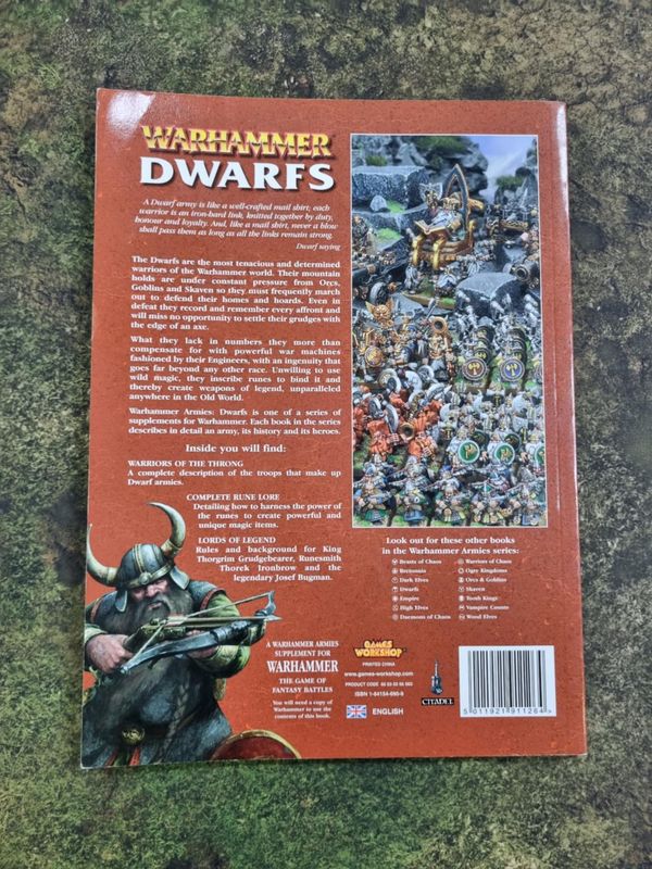 Warhammer: Fantasy Battles - 7th Edition - Dwarfs (PB - 2005)