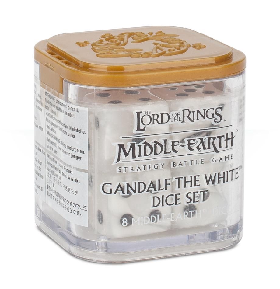 Middle-Earth Strategy Battle Game: Gandalf the White Dice Set