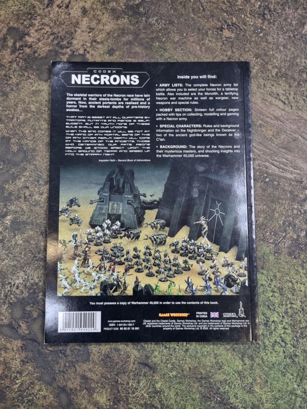Warhammer 40,000: Codex - Necrons (PB - 3rd Edition)