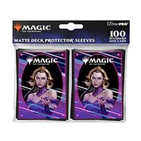 Ultra Pro - Magic: The Gathering - Foundations - 100ct Deck Protector Sleeves, Colour: Dark