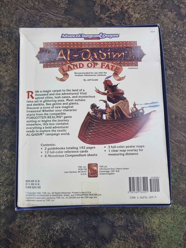 Al-Qadim Campaign - Land of Fate (AD&amp;D 2nd Edition)