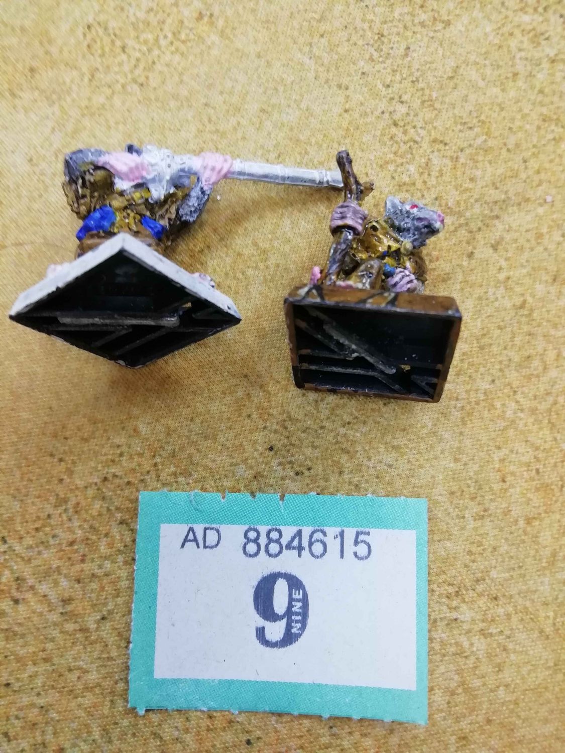 Skaven Warplock Jezzails x2 - Warhammer Fantasy / The Old World (Metal) #1