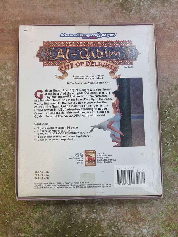 Al-Qadim Campaign - City of Delights (AD&amp;D 2nd Edition)