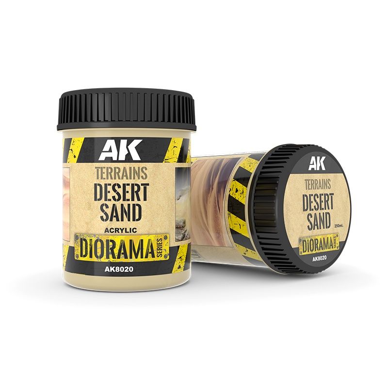 AK Diorama: Terrains Desert Sand - 250ml (Acrylic)