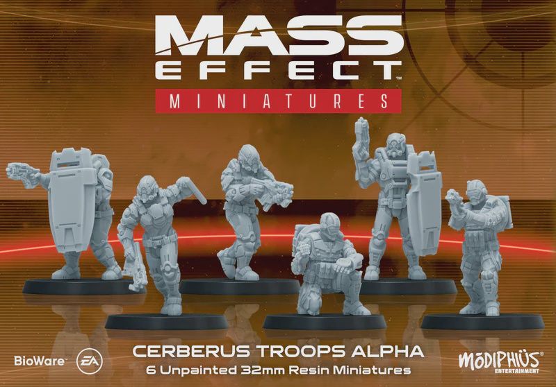 Mass Effect: Cerberus Troops Alpha - Resin Collectors Miniatures Set