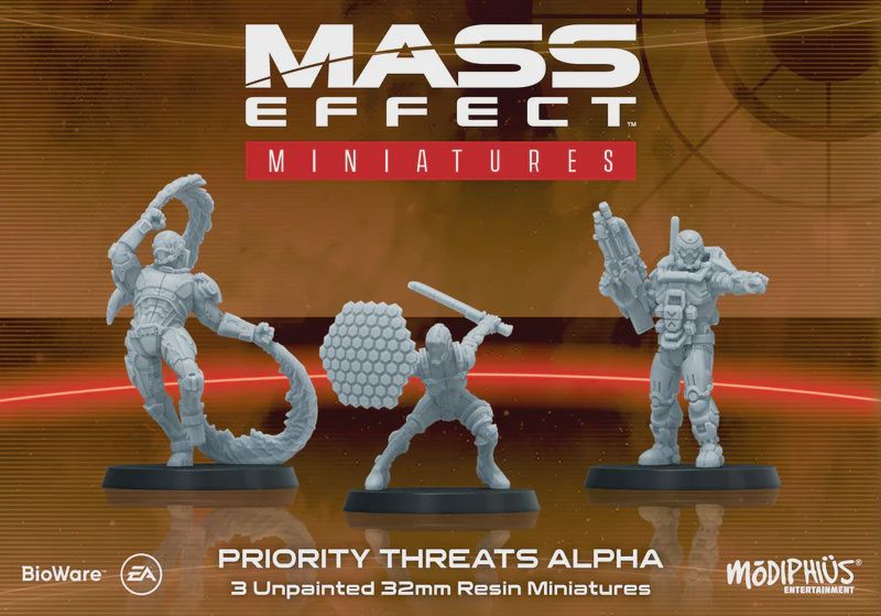 Mass Effect: Priority Threats Alpha - Resin Collectors Miniatures Set