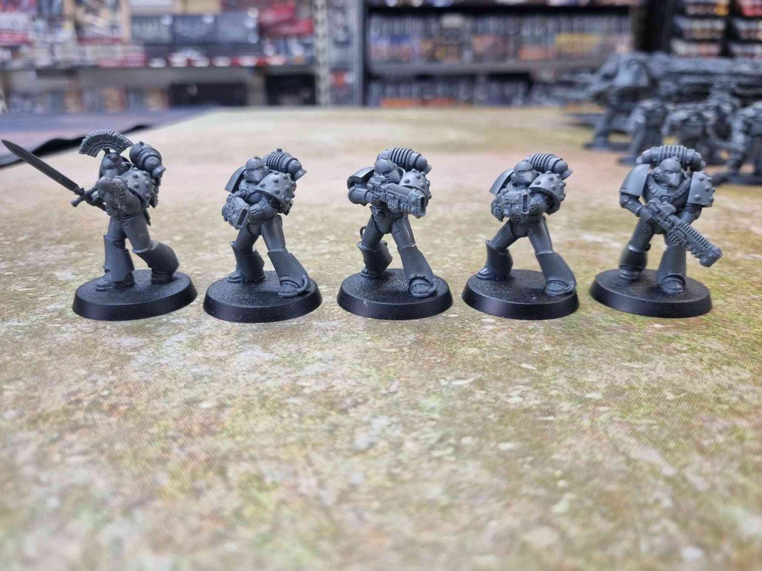 Horus Heresy: MKVI Volkite Caliver Support Squad (x5 inc Sgt.)