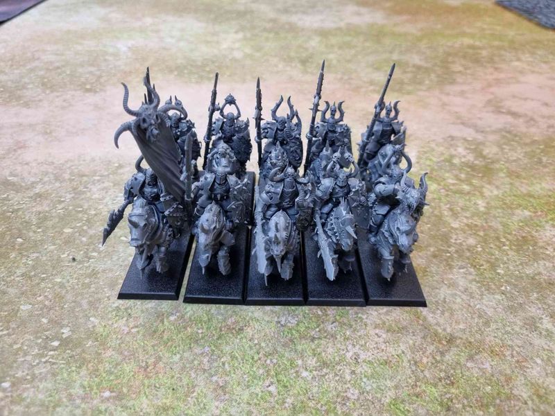 Warriors of Chaos: x10 Chaos Knights (Inc Full Command)