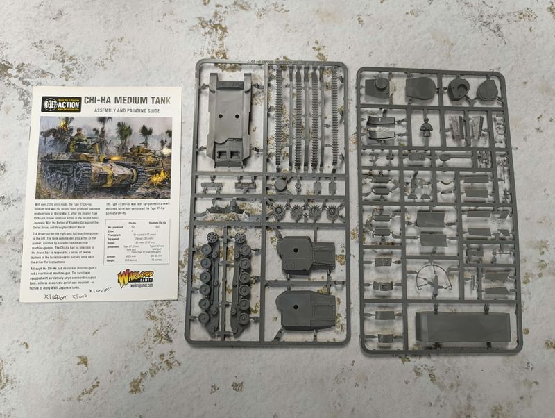 Chi-Ha Tank Sprues