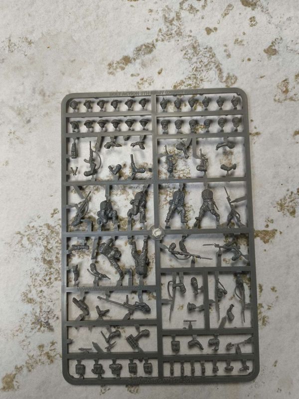 8th Army Infantry Sprue - No Bases