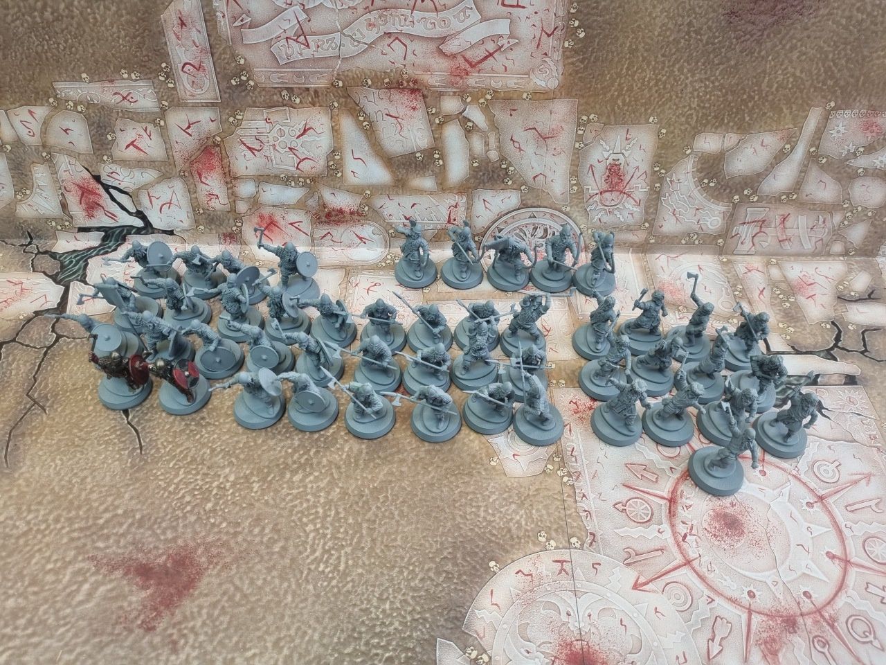 Victrix: Viking Foot Soldiers (x18 Axe/Shield, x12 2H Axe, x13 Axe, x5 Bow)