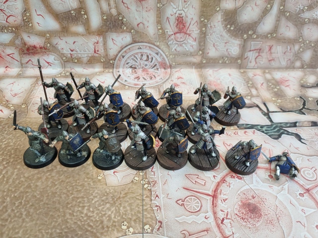 MESBG: Warriors of Minas Tirith (x8 Sword, x13 Spear)