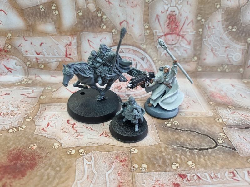MESBG: Gandalf the White (Mounted and Foot - Conversion)