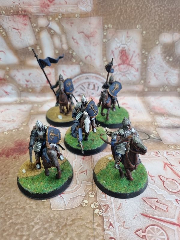 MESBG: Knights of Minas Tirith (x3 Lance, x1 Sword, x1 Bow)