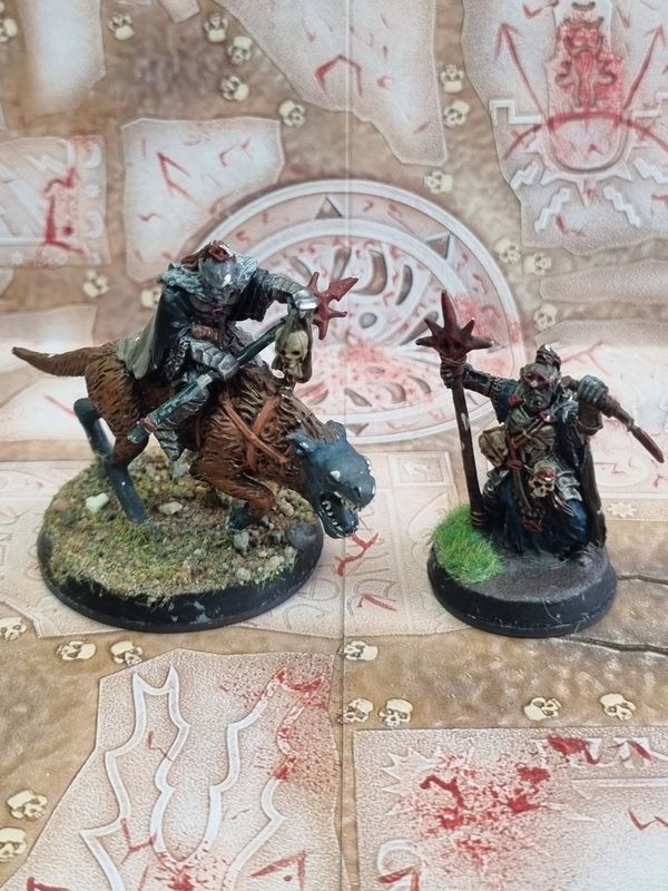 MESBG: Mordor Orc Shaman Mounted &amp; Foot (Metal)