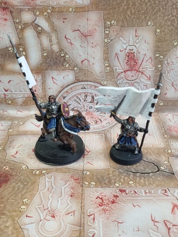 MESBG: Boromir Banner Mtd &amp; Foot (Metal)