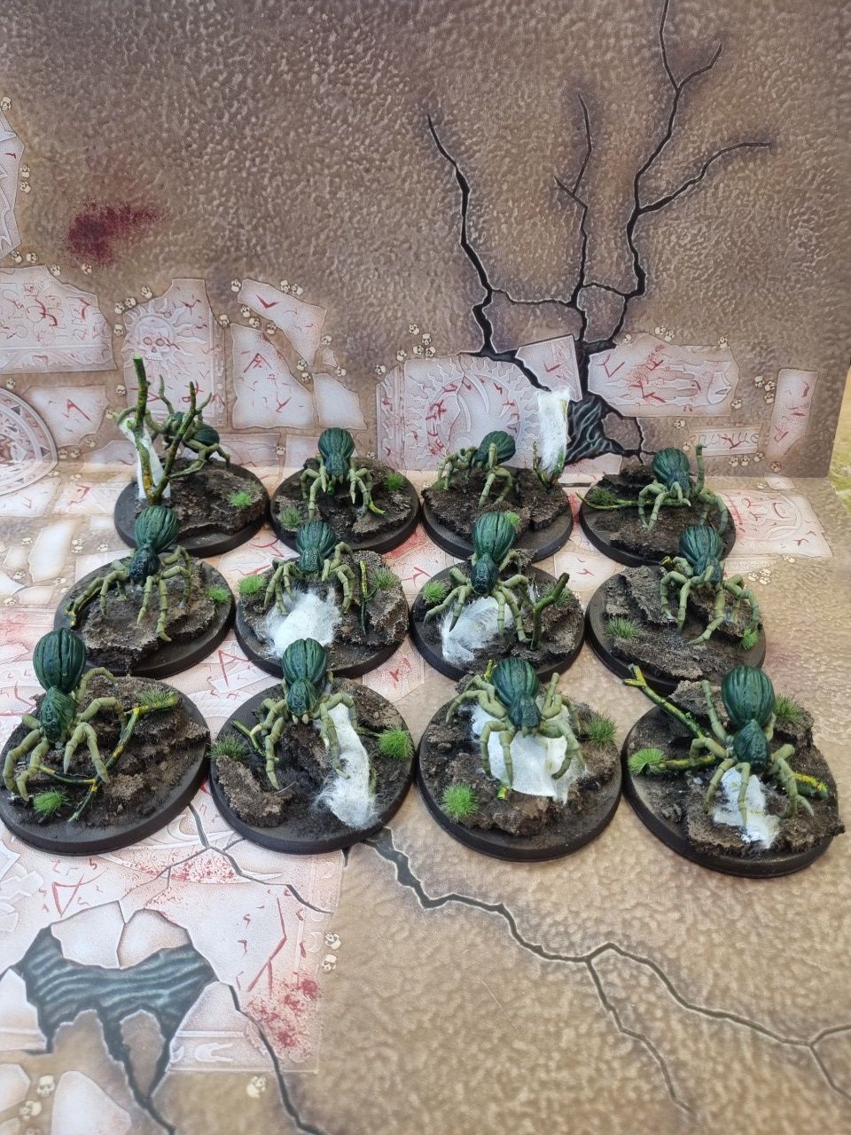 MESBG: Mirkwood Spiders (Wargames Atlantic Proxies)