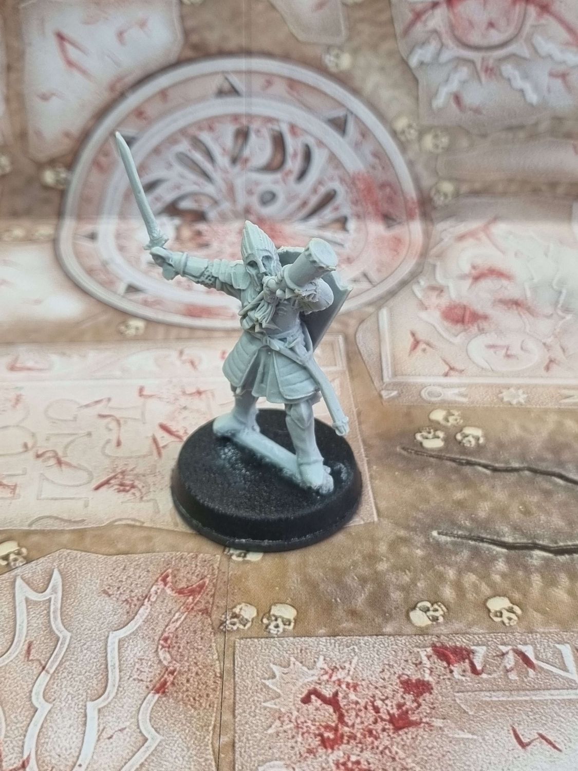 MESBG: Warrior of Minas Tirith with Warhorn (Finecast)