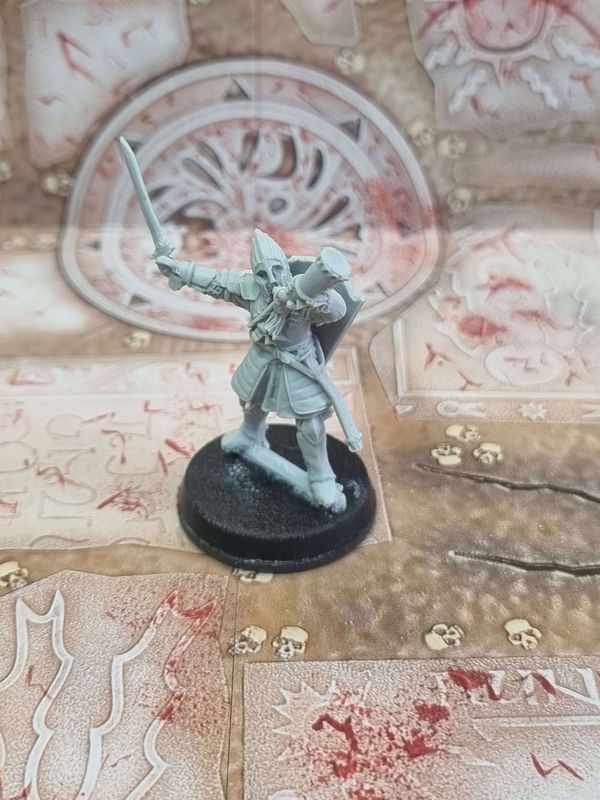 MESBG: Warrior of Minas Tirith with Warhorn (Finecast)