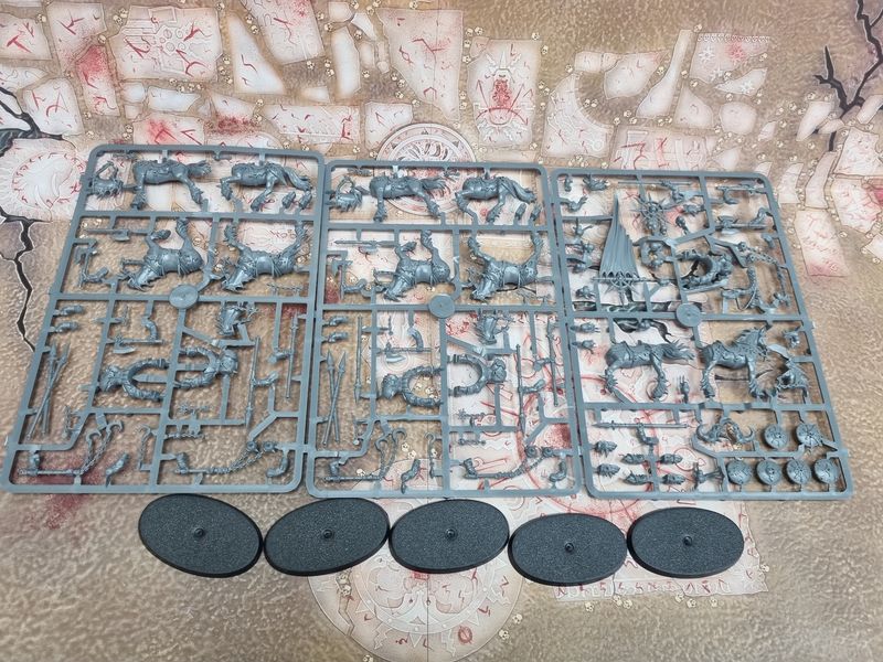 Chaos Marauder Horsemen (x5 - New on Sprue)